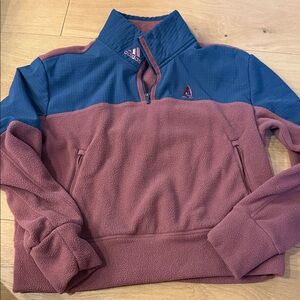 Adidas boys Zip-Up Sweater- small